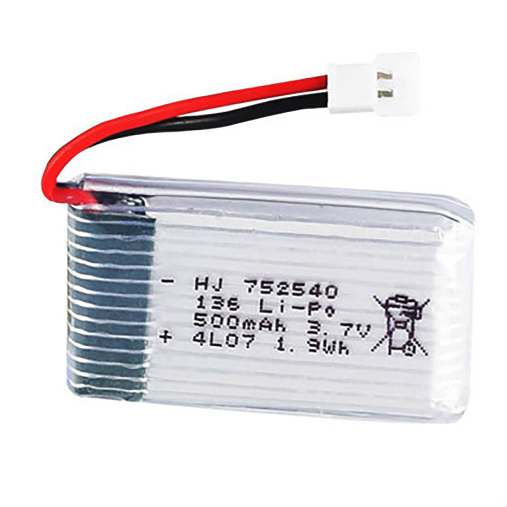 3.7V 500mAh 752540 Lipo Batter - Drone Charger recension och pris