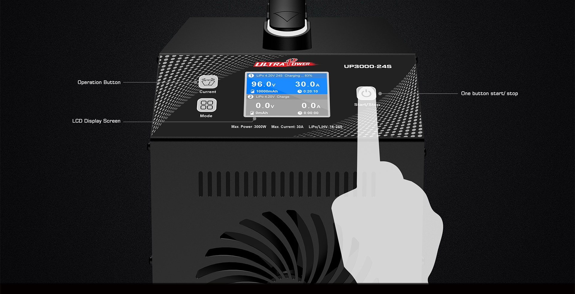 ULTRAPOWER UP3000-24S 3000W 30 - Drone Charger recension och pris