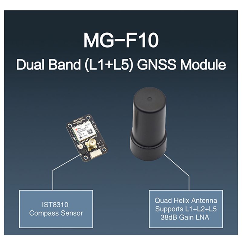 Smart-MG-F10 Dual Band (L1+L5) - Drone Compass recension och pris