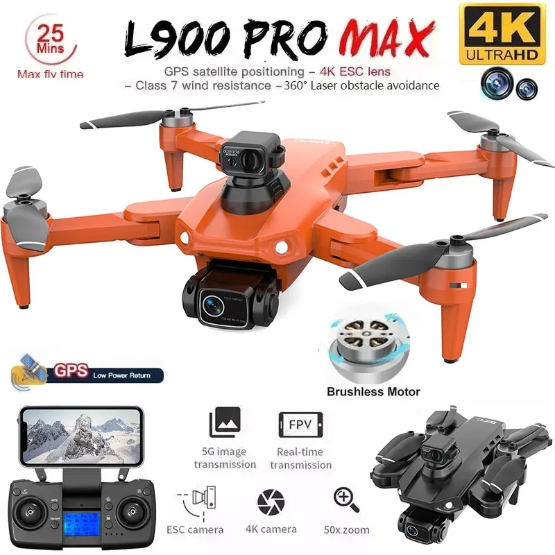 L900 Pro MAX GPS Drone 4K Prof - Drone Gps Module recension och pris