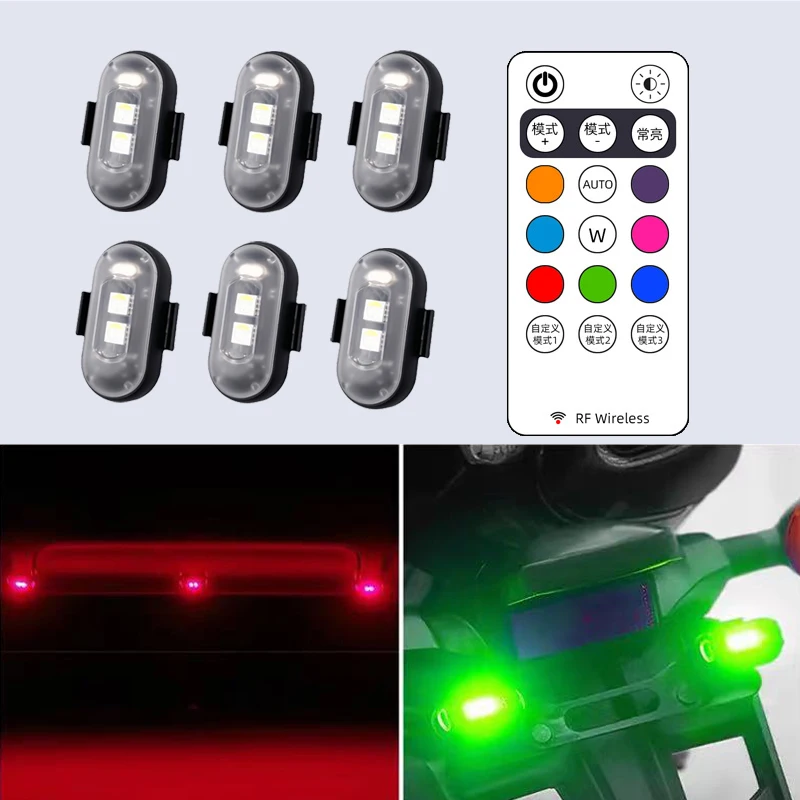 Motorcycle Aircraft Lights RGB - Drone Led Light recension och pris