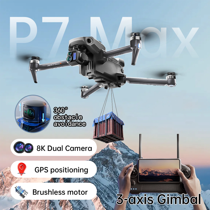 NEW P7 Max Drone 8K Camera GPS - Drone Gps Mount recension och pris