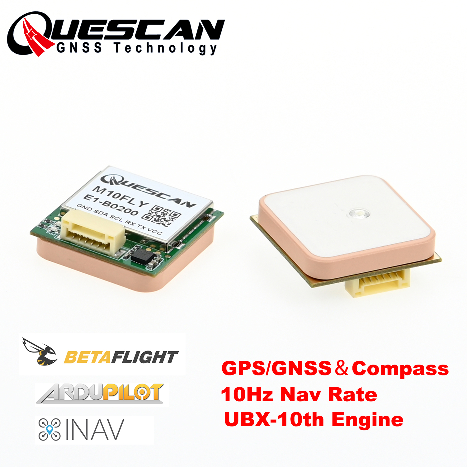 Quescan 25mm*25mm M10FLY 10Hz  - Drone Compass recension och pris