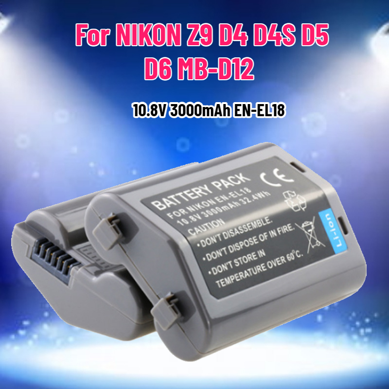 10.8V 3000mAh EN-EL18 EN-EL18A - Drone Camera recension och pris