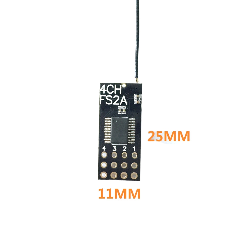 Flysky FS2A Mini Receiver 4CH  - Drone Battery recension och pris