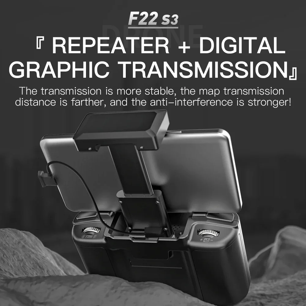 SJRC F22 S3 pro Foldable RC Qu - Drone Gps Mount recension och pris