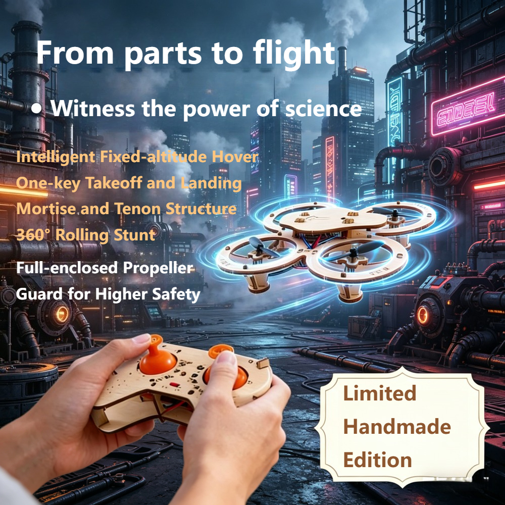 2026 New Wooden DIY Assembled  - Drone Battery recension och pris