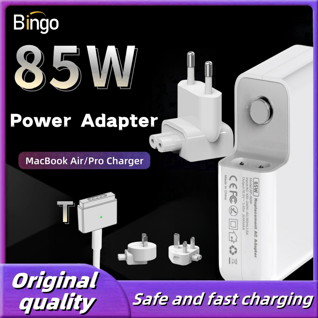 85W Magsafe 2 T Magnetic Charg - Drone Buzzer recension och pris