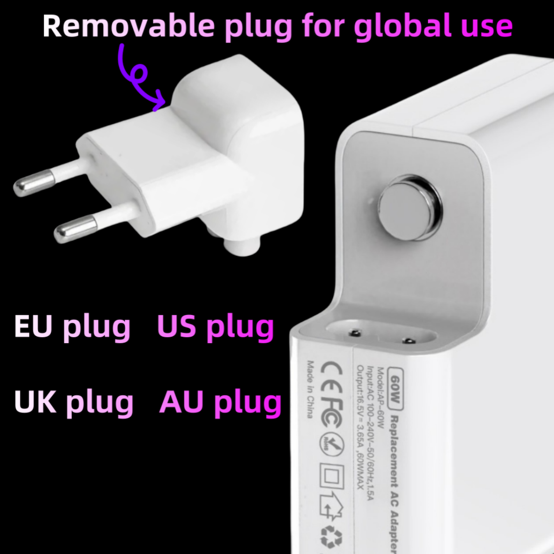 85W Magsafe 2 T Magnetic Charg - Drone Buzzer recension och pris