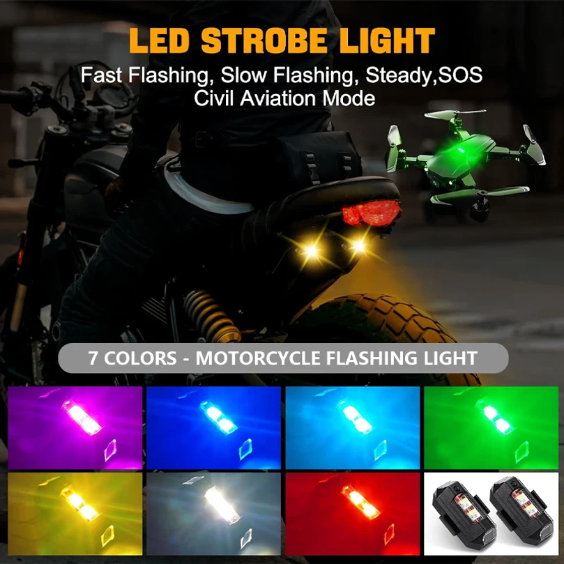 Universal Strobe Light for Mot - Drone Led Light recension och pris