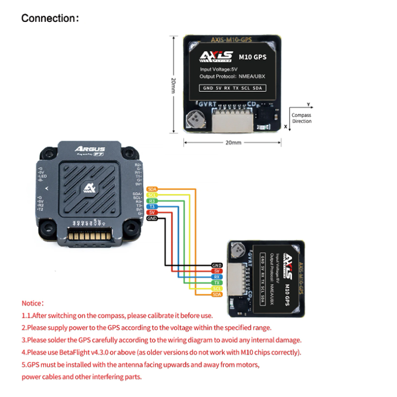 Axisflying M10 GPS Module Buil - Drone Compass recension och pris